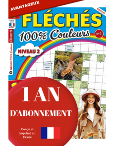 Abonnement 1 AN à Fléchés 100% Couleurs
