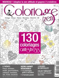 Coloriage Zen n°1 - 130 coloriages anti-stress