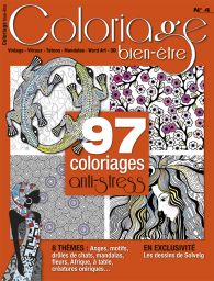 Coloriage bien-être n°4 - 97 coloriages anti-stress - Format voyage