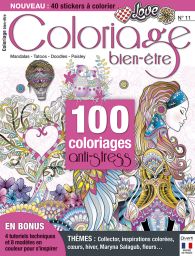 Coloriage bien-être n°11 - 100 coloriages anti-stress - Achat magazine sur Divertistore.com - Diverti Editions