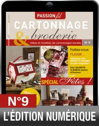 TÉLÉCHARGEMENT : Passion Fil Cartonnage et Broderie n°9
