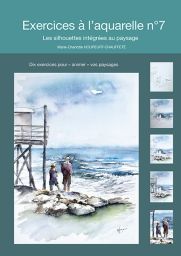 Exercices à l’aquarelle n°7 - Marie-Charlotte Houpeurt-Chauffeté