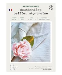 French Kits - DIY Déco Boutonnière Œillet mignardise - Atelier floral 