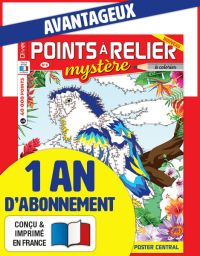 Offre d'abonnement 1 AN à la revue Points à Relier Mystère