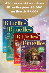 Abonnement au magazine Rituelles - 1 an - 4 numéros