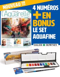 L'Art de l'Aquarelle pendant 1 AN + le set de voyage AQUAFINE