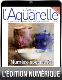 TELECHARGEMENT : le magazine L'Art de l'Aquarelle n°50 en version numérique digitale