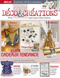 Magazine Atelier déco et créations numéro n°40