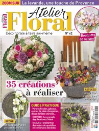 Le magazine Atelier Floral n°61 Fleurs et cérémonies de printemps achat livres Diverti Editions