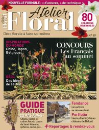 Atelier Floral numéro 49 - Concours les Français au sommet - Déco florale à faire soi-même - Diverti Editions - Divertistore