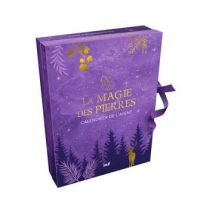 Coffret calendrier de l’Avent La magie des pierres — 22 pierres naturelles et fenêtres surprises.