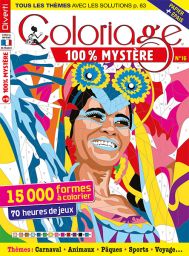 Coloriage 100% Mystère 14 - 15 000 formes à colorier - Magazine de Diverti Editions