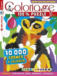 Coloriage 100% Mystère 14 - 15 000 formes à colorier - Magazine de Diverti Editions