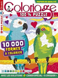 Coloriage 100% Mystère 14 - 15 000 formes à colorier - Magazine de Diverti Editions