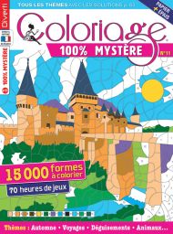 Livre de Coloriage 100% Mystère n°11