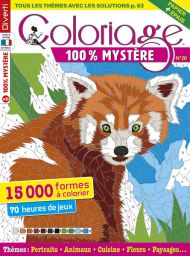 livre Coloriage 100% Mystère n°20 diverti editions