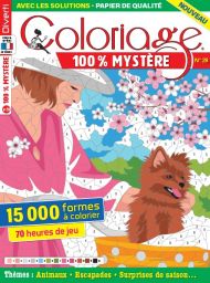 Coloriage 100% Mystère 28 - Thèmes : Animaux - Escapades - Surprises de saison - Achat magazine sur Divertistore.com