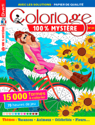 Coloriage 100% Mystère 29 - Thèmes : Animaux - Vacances - Célébrités - Fleurs - couverture
