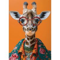 Puzzle 1000 pièces Crazy Girafe
