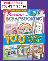 1 AN d'abonnement à Passion Scrapbooking