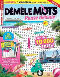 démêle mots pause détente vacances été jeux mots mêlés 