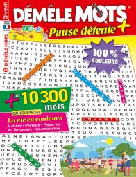 Démêle Mots Pause Détente 30 - Avec un cahier spécial "La vie en couleurs"
