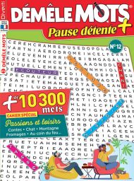 Démêle Mots Pause Détente + numéro n°12