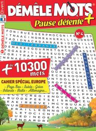 revue Démêle Mots Pause Détente + n°4 avec 10300 mots 94 grilles