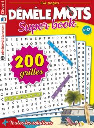 Démêle Mots Super Book n°12 - Avec toutes les solutions