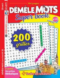 Démêle Mots Super Book n°22 - 200 grilles de jeu !
