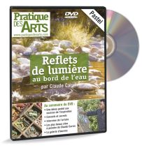 Pastel - Reflets de lumière au bord de l'eau par Claude Carvin  - téléchargement