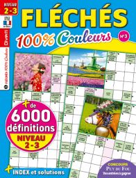 Fléchés 100% Couleurs n°3 - Niveau 2