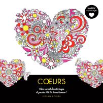 Cœurs - mon carnet de coloriages et pensées 100% bonne humeur - Dessain et Tolra - Achat livre sur Divertistore