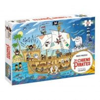 Les chiens pirates - Maxi puzzle 200 pièces, avec un poster inclus - 3127020506477