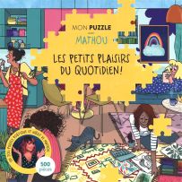 Mon Puzzle avec Mathou - Les Petits plaisirs du quotidien 500 pièces 9782412082492