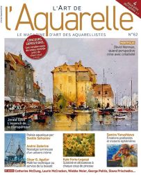 magazine L'Art de l'Aquarelle N°62 achat Diverti store