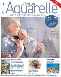 Le magazine L'Art de l'Aquarelle N°64
