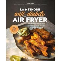 Couverture du livre de Katie Caldesi montrant une assiette de bâtonnets dorés et croustillants avec une sauce. Ambiance lumineuse et saine. Achat sur Divertistore.com.