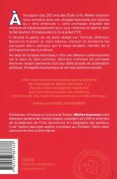 Quatrième de couverture rouge du livre "Le Rêve américain". Elle présente le résumé de l'essai sur les origines des États-Unis, une citation de Douglas Kennedy et la biographie de l'auteur.
