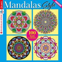 100 motifs à colorier dans ce nouveau numéro de Mandalas Style - Petit Format - Achat magazine sur Divertistore