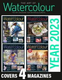 4 Magazines The Art of Watercolour - Discount Collection YEAR 2023