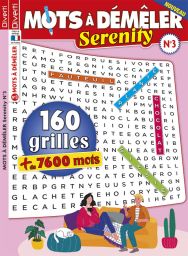160 grilles de Mots à Démêler Serenity 3 - Diverti Editions
