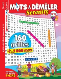 Mots à démêler Serenity 22 - En 6 lettres