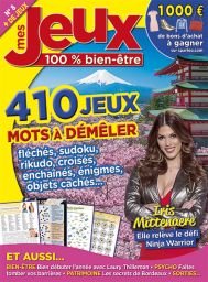 Mes Jeux Bien-Être 6 - 400 jeux - Mots à démêler, Fléchés, Sudoku, Croisés.... - Magazine de Diverti Editions