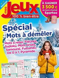Mes Jeux Bien-Être 6 - 400 jeux - Mots à démêler, Fléchés, Sudoku, Croisés.... - Magazine de Diverti Editions