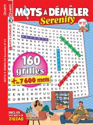 Mots à Démêler Serenity 27 - Plus de 7600 mots à découvrir