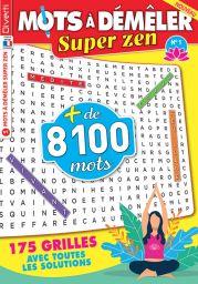 Mots à Démêler Super Zen n°1 - Le format voyage