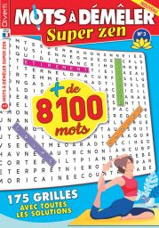 La revue Mots à Démêler Super Zen n°3 - Format voyage