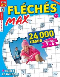 Fléchés Max n°6 - Grilles de niveau 3-4 - Magazine de Diverti Editions