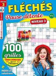 Cahier thématique spécial Pâtisserie pour ce nouveau numéro de Fléchés Pause Détente - Achat magazine Divertistore